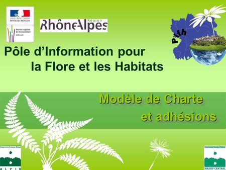 Modèle de Charte et adhésions Pôle dInformation pour la Flore et les Habitats.