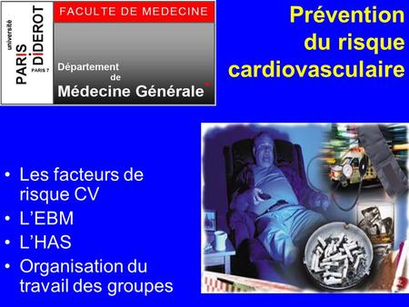 Prévention du risque cardiovasculaire