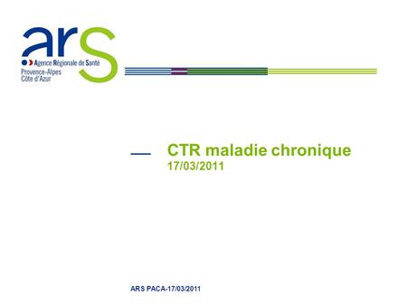 CTR maladie chronique 17/03/2011
