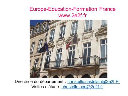 Europe-Education-Formation France