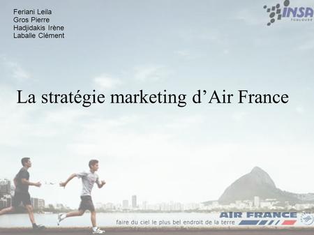 La stratégie marketing d’Air France