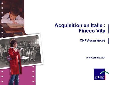 Acquisition en Italie : Fineco Vita