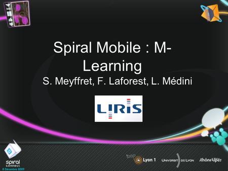 Spiral Mobile : M-Learning