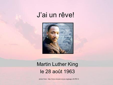 Martin Luther King le 28 août 1963