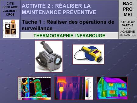 CITE SCOLAIRE COLBERT-CROS THERMOGRAPHIE INFRAROUGE
