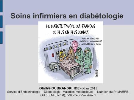 Soins infirmiers en diabétologie