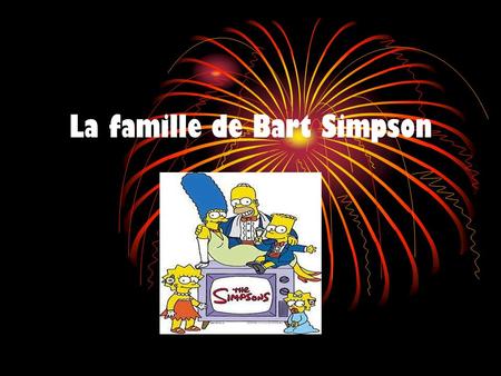 La famille de Bart Simpson