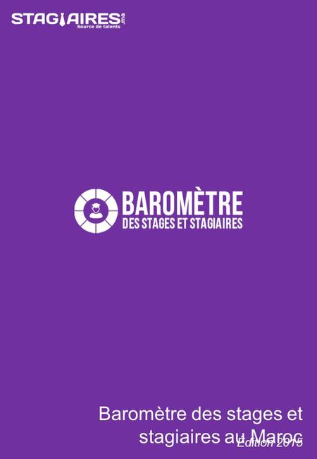 Baromètre des stages et stagiaires au Maroc