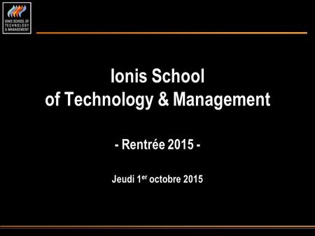 Ionis School of Technology & Management