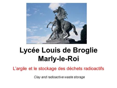Lycée Louis de Broglie Marly-le-Roi