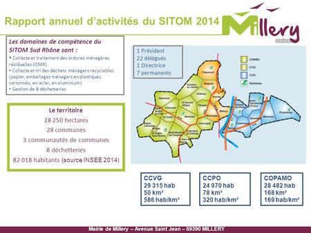 Rapport annuel d’activités du SITOM 2014