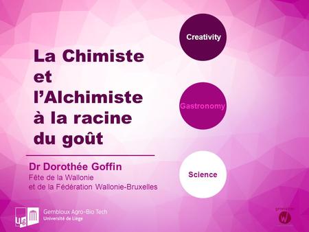 La Chimiste et l’Alchimiste à la racine du goût