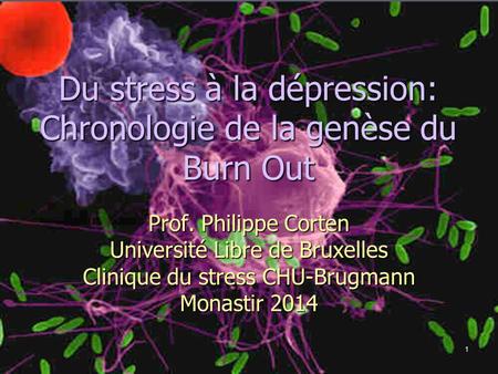 Du stress à la dépression: Chronologie de la genèse du Burn Out