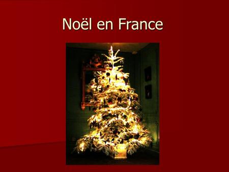 Noël en France 1.