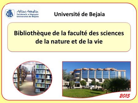 Bibliothèque de la faculté des sciences de la nature et de la vie