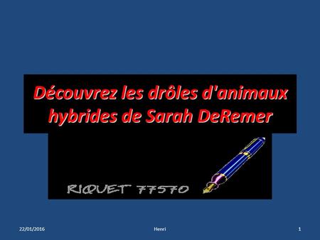 Découvrez les drôles d'animaux hybrides de Sarah DeRemer