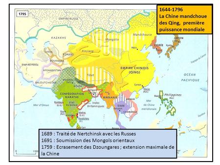 La Chine mandchoue des Qing,  première puissance mondiale