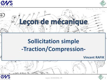 Sollicitation simple -Traction/Compression-