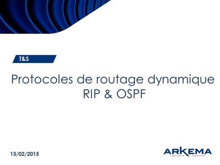 Protocoles de routage dynamique RIP & OSPF
