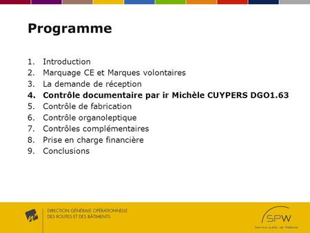 Programme Introduction Marquage CE et Marques volontaires
