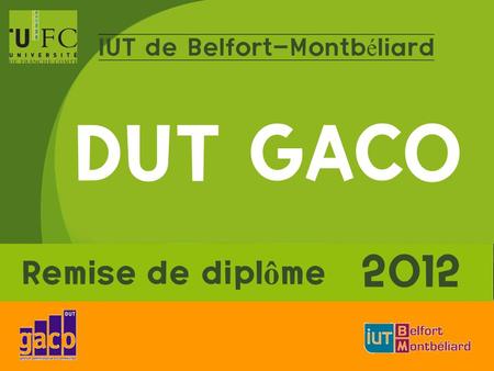 IUT de Belfort-Montbéliard DUT GACO