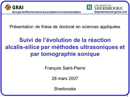 Groupe de Recherche en Auscultation et Instrumentation