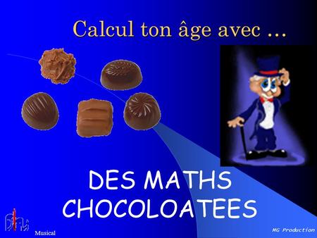 DES MATHS CHOCOLOATEES