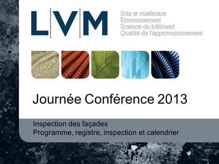 Inspection des façades Programme, registre, inspection et calendrier