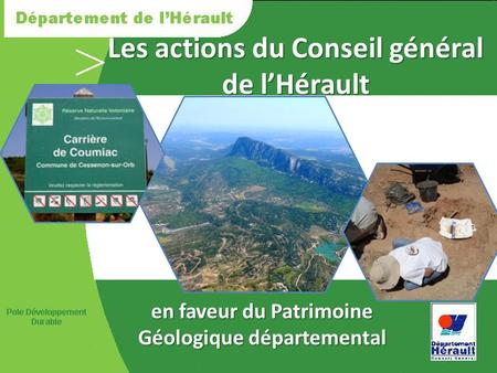Les actions du Conseil général de l’Hérault