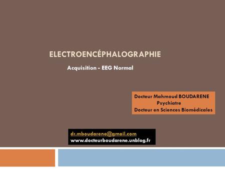 Electroencéphalographie