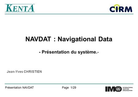 NAVDAT : Navigational Data