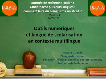 Outils numériques et langue de scolarisation en contexte multilingue