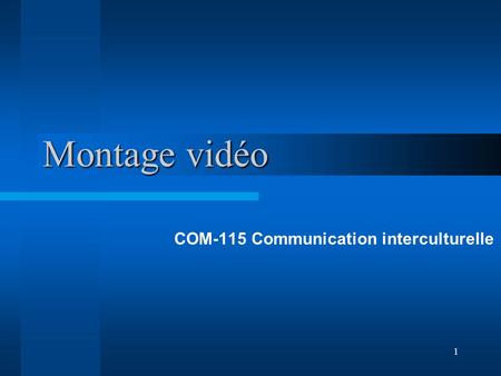 COM-115 Communication interculturelle