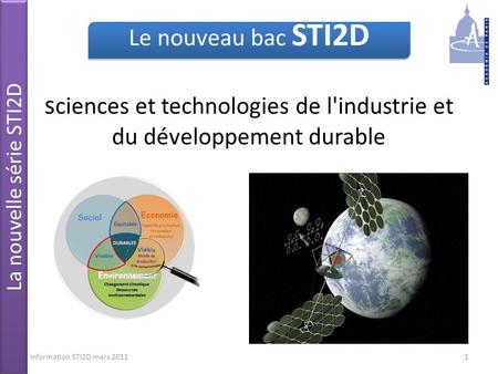 sciences et technologies de l'industrie et du développement durable