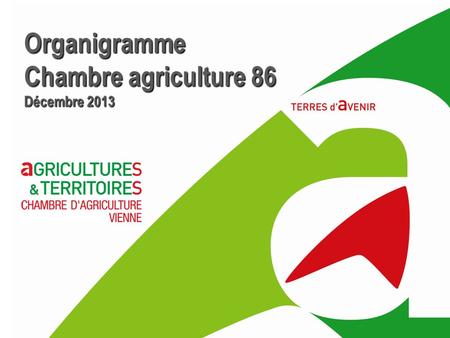 Organigramme Chambre agriculture 86