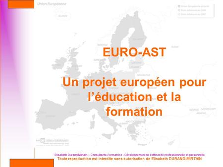 Un projet européen pour l’éducation et la formation