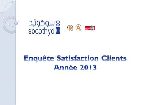 Enquête Satisfaction Clients Année 2013