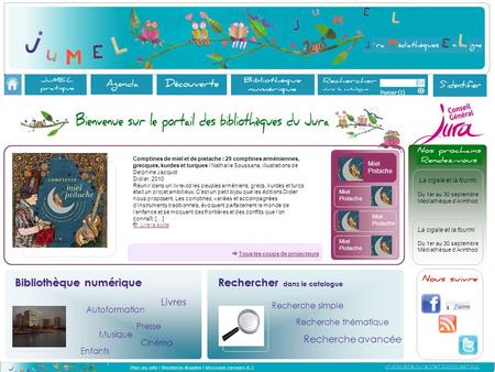 Un problème sur le site? Contactez-nous. Agenda Découverte Bienvenue sur le portail des bibliothèques du Jura Lire la suite Tous les coups de projecteurs.