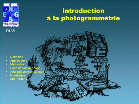 Introduction à la photogrammétrie