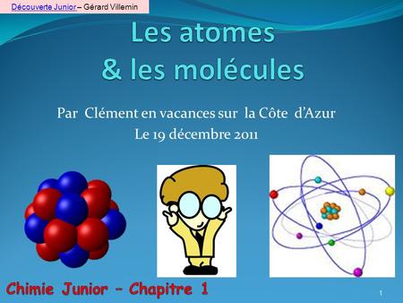 Les atomes & les molécules