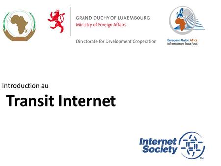Introduction au Transit Internet