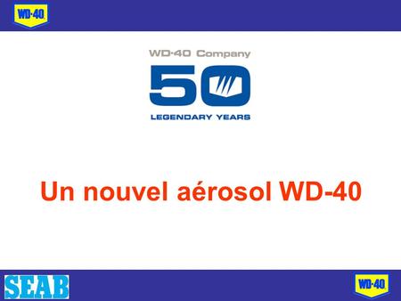 Un nouvel aérosol WD-40.
