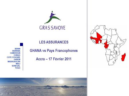 GHANA vs Pays Francophones