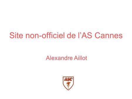 Site non-officiel de l’AS Cannes