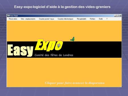 Easy-expo logiciel d’aide à la gestion des vides-greniers