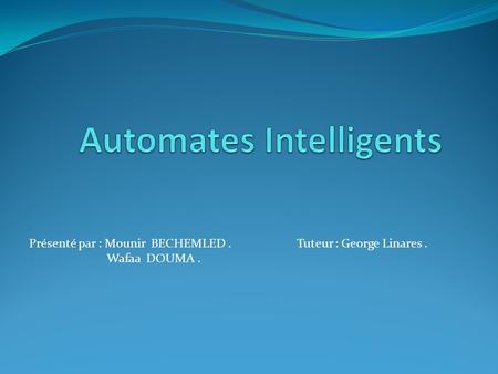 Automates Intelligents