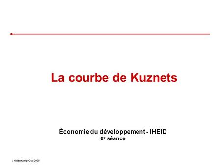 Économie du développement - IHEID