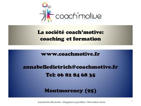 La société coach’motive: coaching et formation