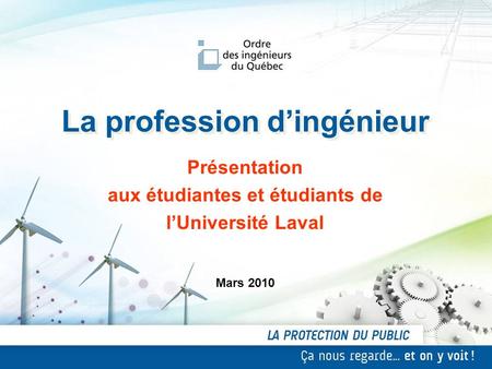 La profession d’ingénieur aux étudiantes et étudiants de