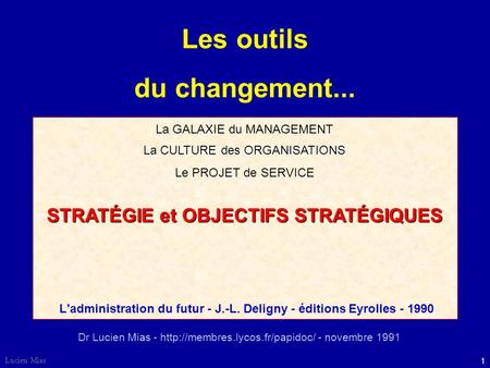 L'administration du futur - J.-L. Deligny - éditions Eyrolles